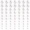 Hair Pearl Stickers Sheets on Face Self-Adhesive Hair Gems Accessories for Wedding Bride Crafts Flat Back Pearl Assorted Size, 700 Pieces